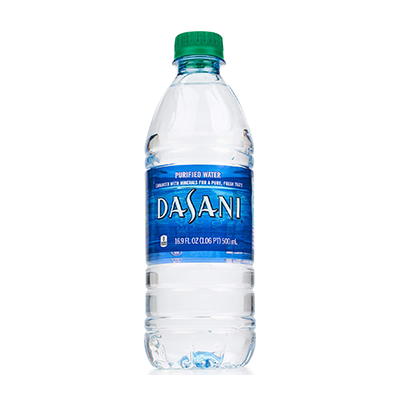 Dasani water bottle